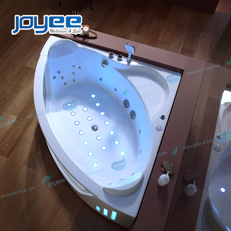Угловая гидромассажная ванна Joyee для двоих
