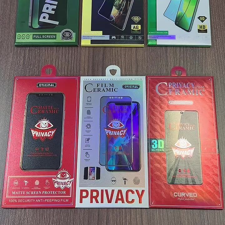 Упаковочная коробка для защитных стёкол для телефона