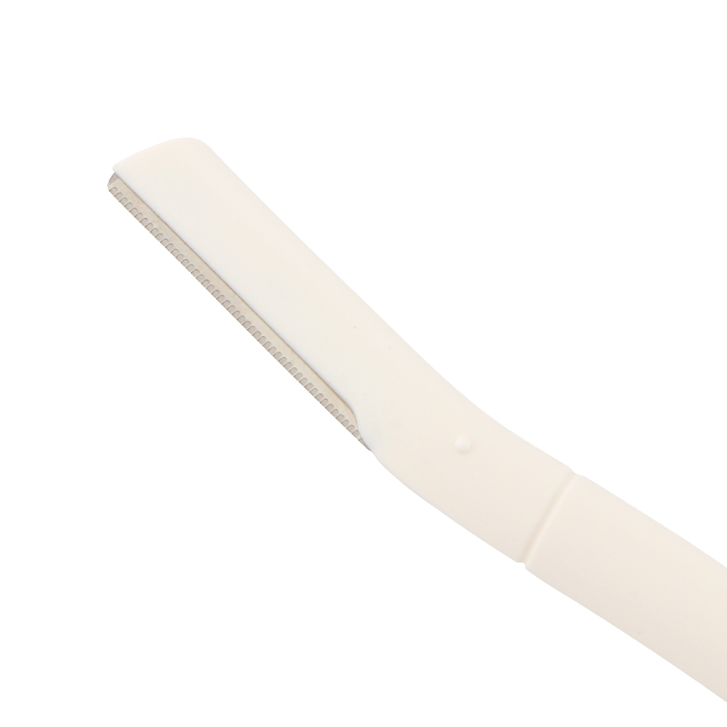 Small MOQ Good Quality PVC Bag White Color Eyebrow Razor with Safety Guard for Women′ S Shaving