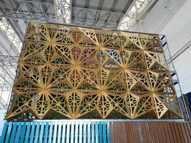 Modern Decorative Laser Cut Aluminum Facade Panel for Outdoor Curtain Wall Cladding