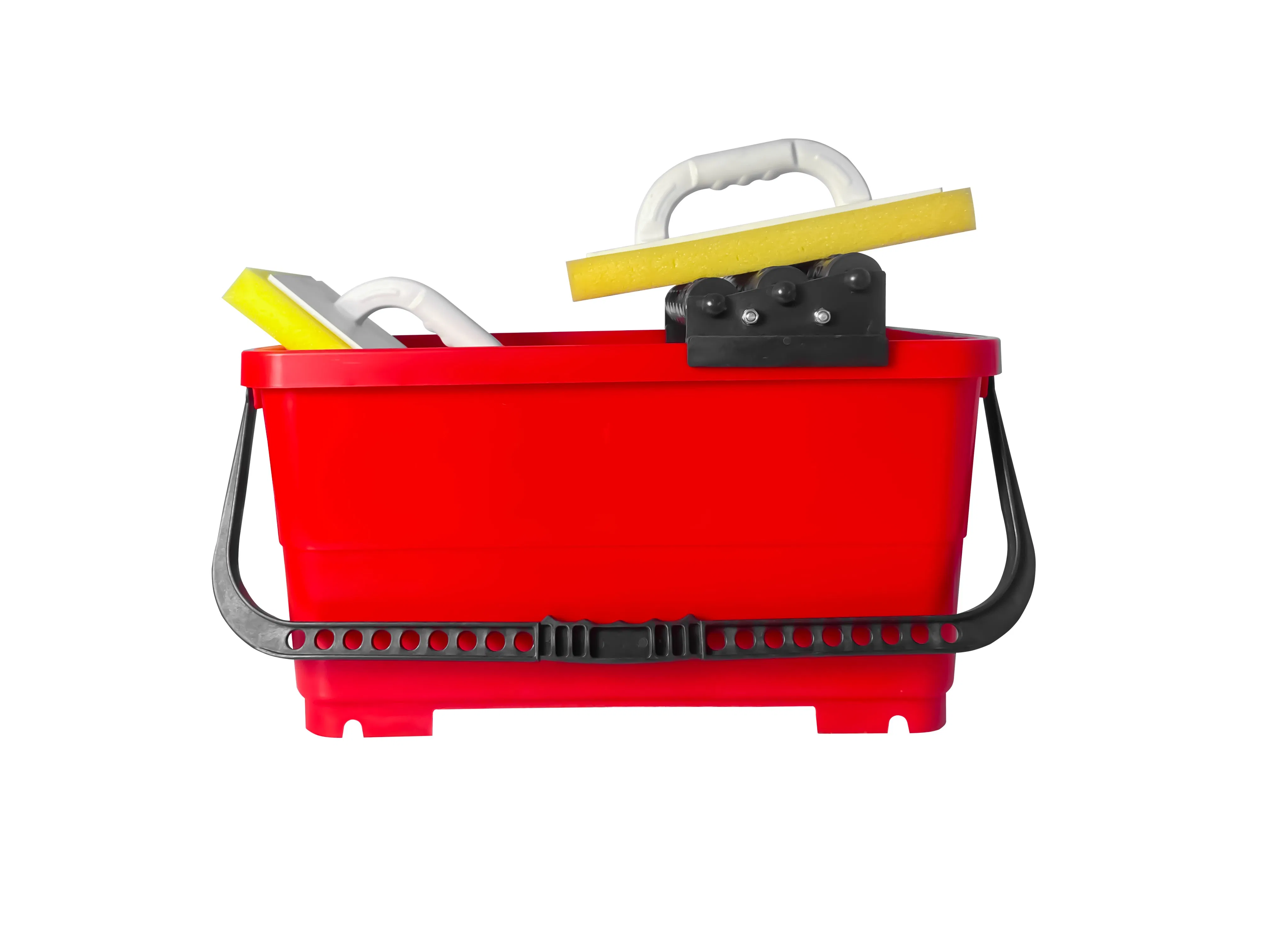 24L Modern Design Tile Grout Cleaning Kit Double Rollers Sponge Grid