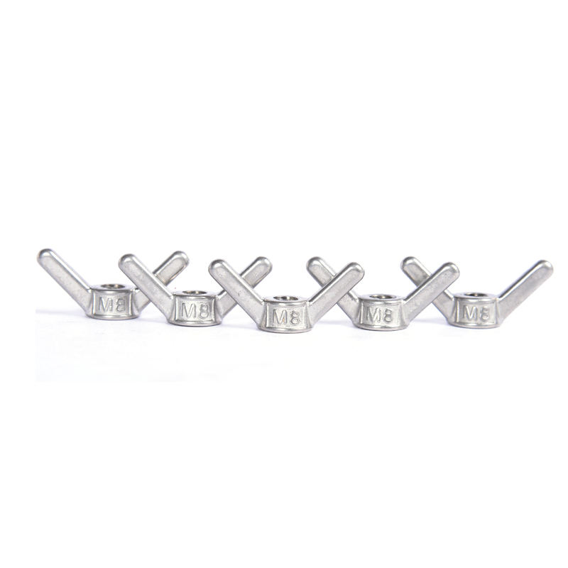 All Size DIN314/GB62 Stainless Steel Wing Nuts