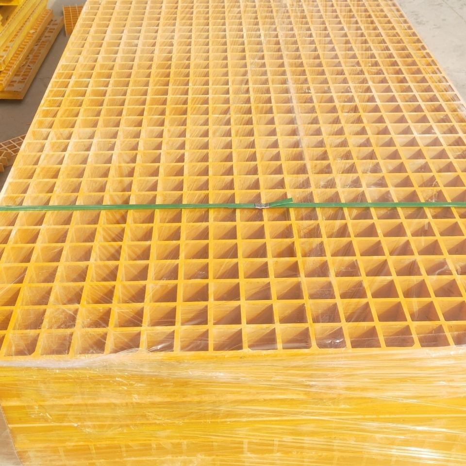 Walkway Plastic Tree Pool Protection Grid Fiberglass GRP Floor Grating FRP Grate for Car Wash Shop