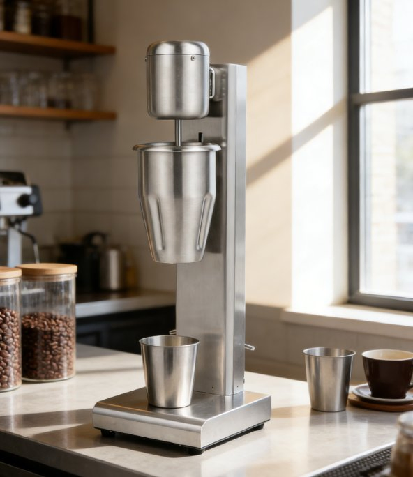 Electric Drink Mixer, Retro Milkshake Maker, Frother, Machine