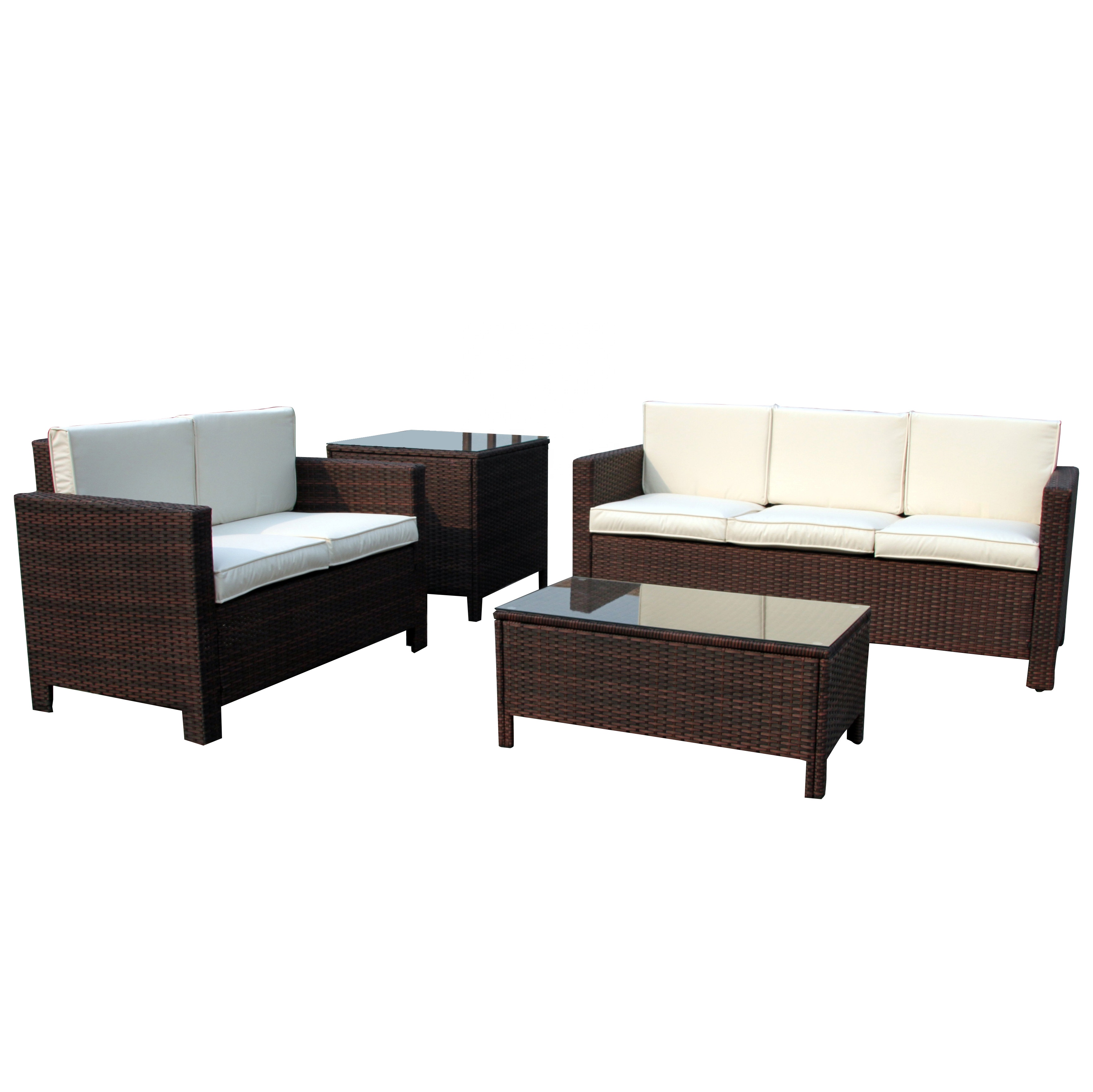 Мебель садовая диван стеклянный буфет комплект