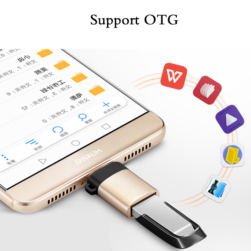 USB to USB C Adapter USB C Male to USB 3.0 Female