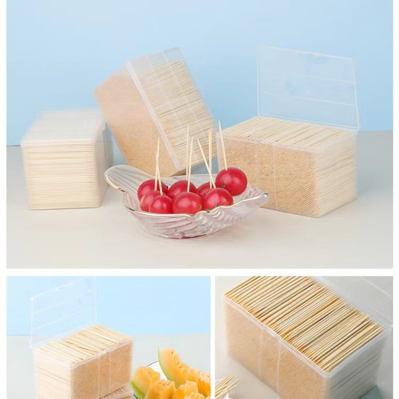 High - Quality Double - Sided Natural Bamboo Toothpicks