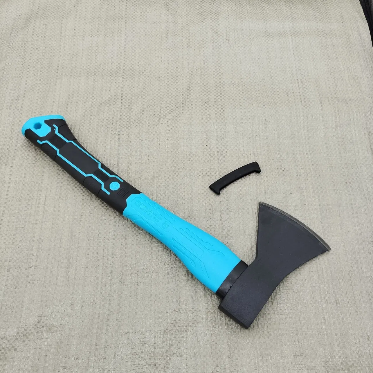 613 Type 500g 600g 800g Soft TPR Handle Flat and Chopping Head Polished Die Forged Steel Splitting Axes