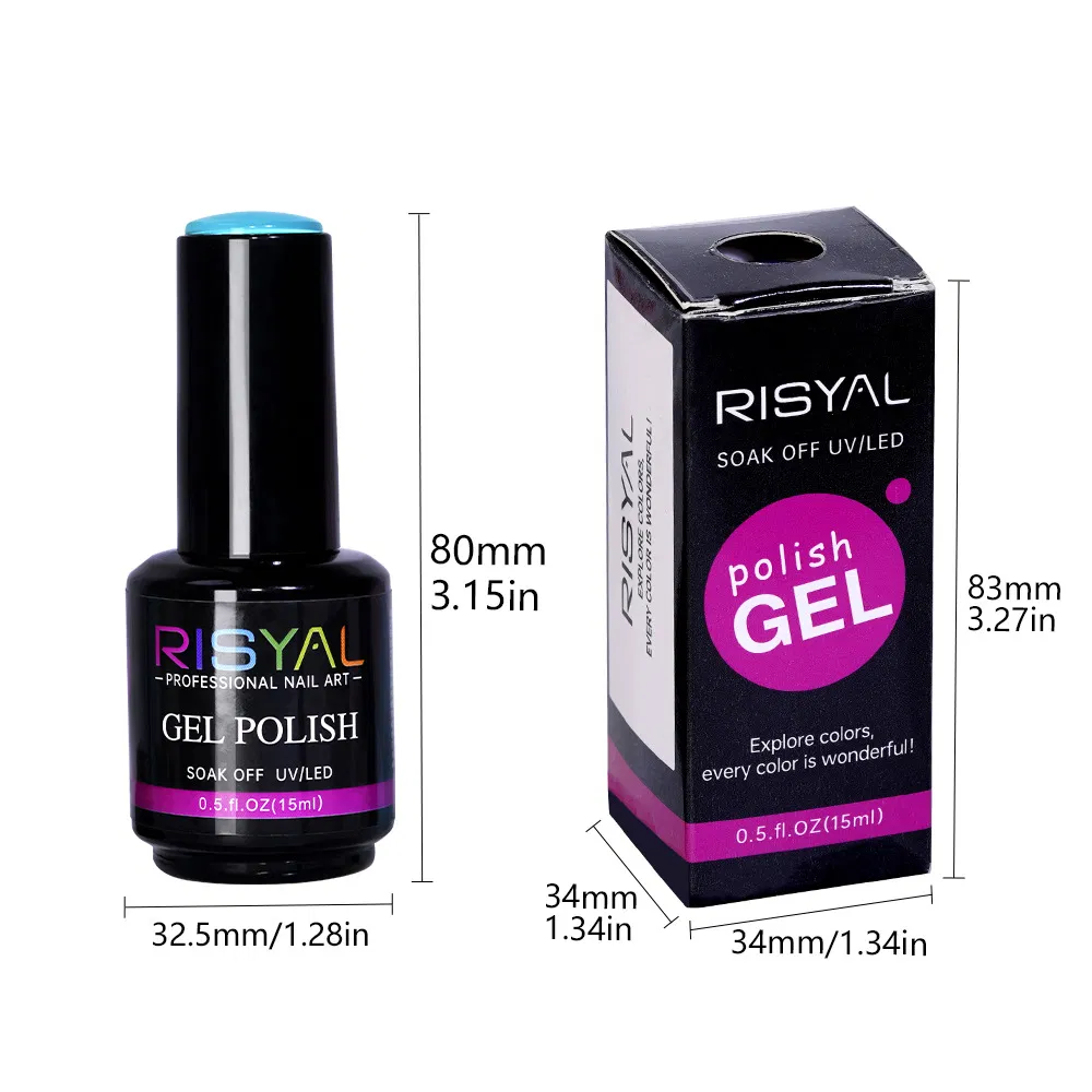 High Gloss 6 Colors Mirror Chrome Foil Gel Nail Polish for Green Nail Art Salon Professional Manicure Kit