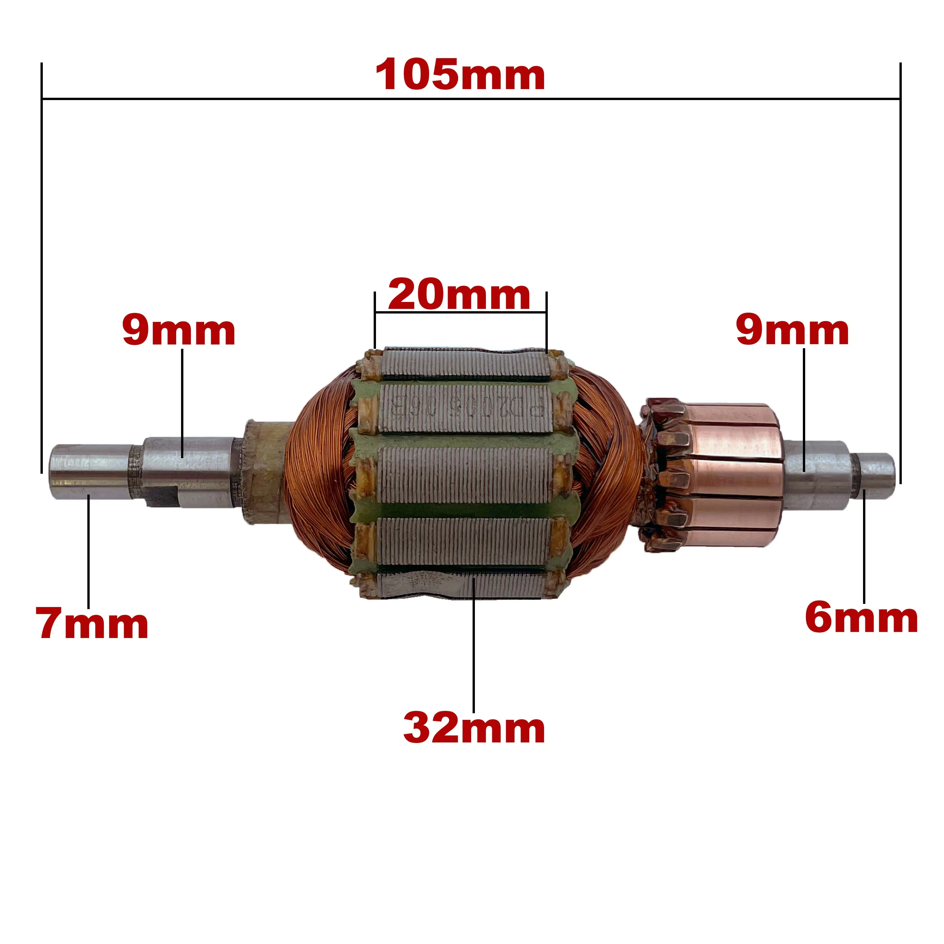 Ротор арматуры для шлифмашины Makita BO4540
