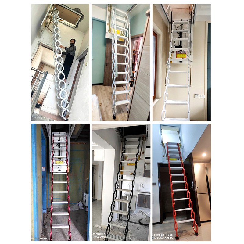 Staircase Attic Ladder Innovative Folding Stairs for Small Spaces
