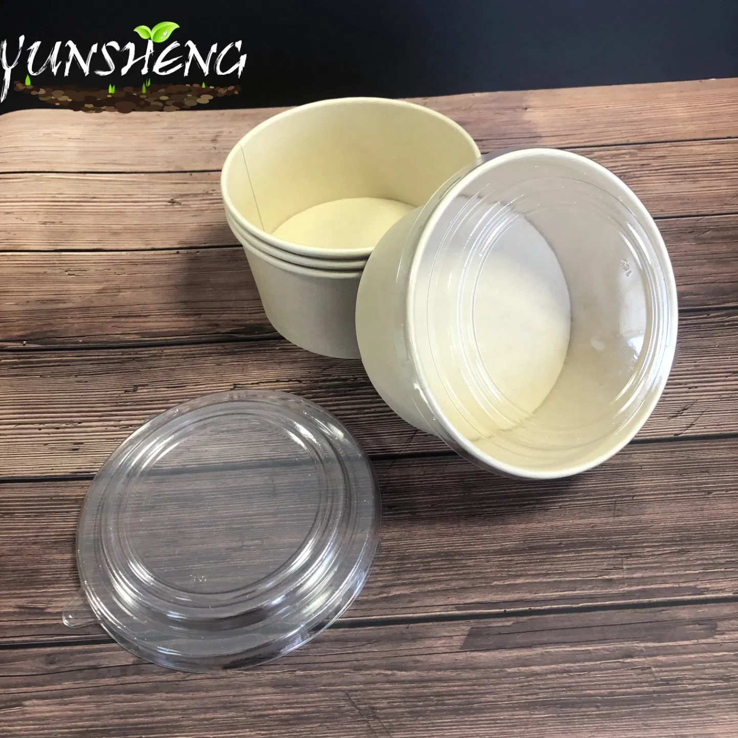 Compostable Disposable Paper Soup Bowl/Salad Bowl for Party or Dinner