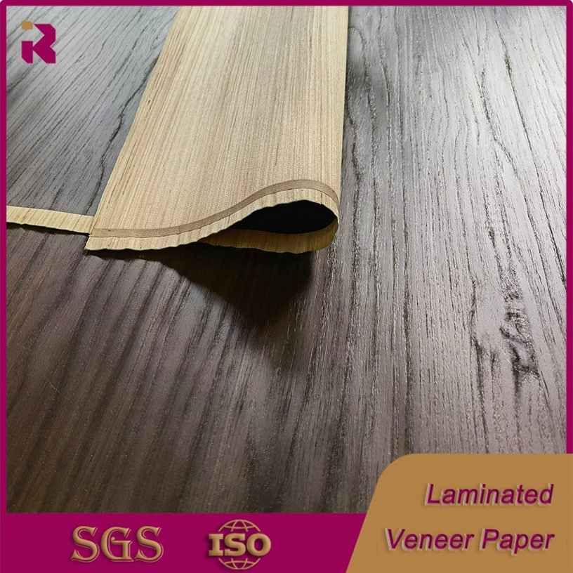 Melamine Embossed Paper Synchronized Wood Grain Texture Melamine Laminated Veneer