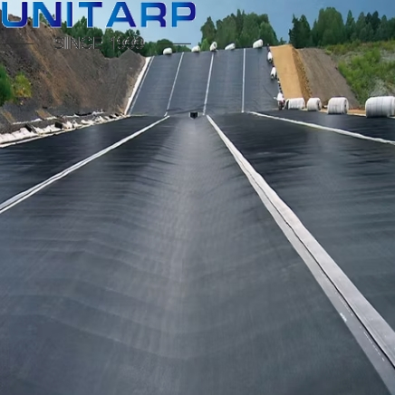 1mm 1.5mm 2mm High-Density Polyethylene Landfill Biogas Liner Waterproof Geomembrane Fish and Shrimp Farms