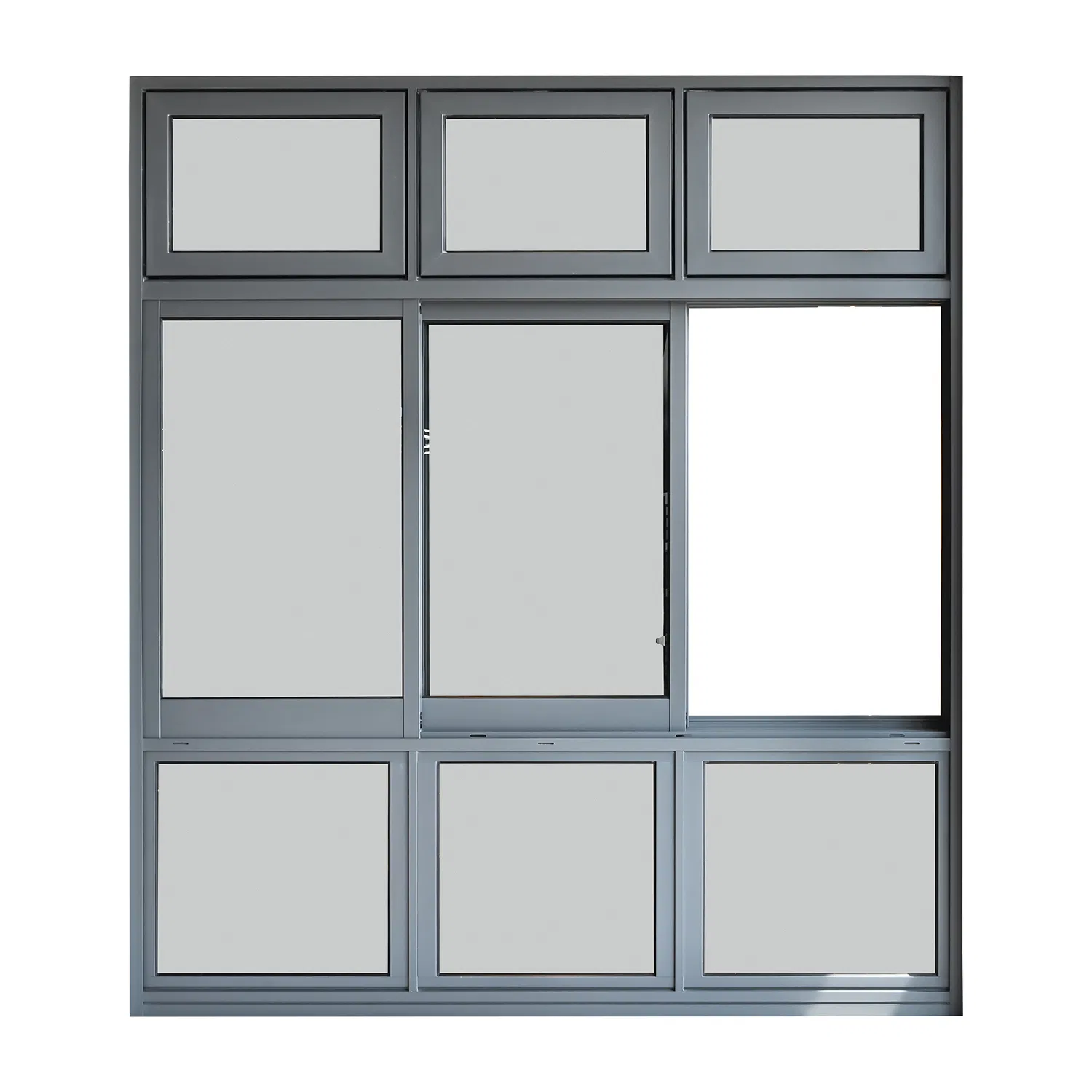 Quick Installation Snap-on Frame System Tool-Free Assembly DIY Friendly Sliding Window