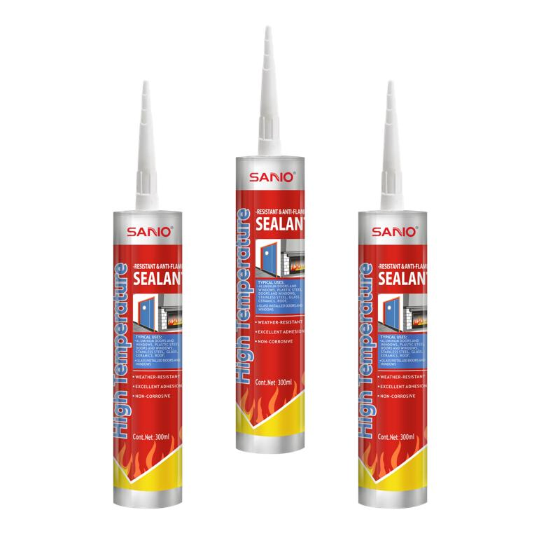 Sanvo 300ml Industrial Sealant Fire Retardant Waterproof High Temperature Silicone Adhesive & Sealant