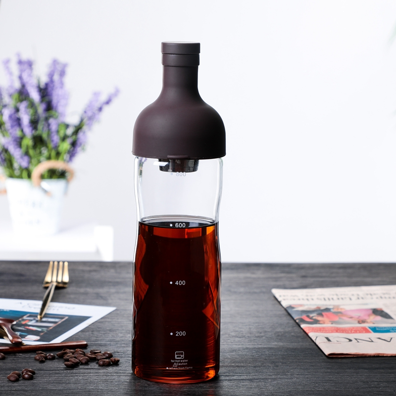 Cold Brew Coffee Maker with Stainless Steel Filter 800ml Teapot