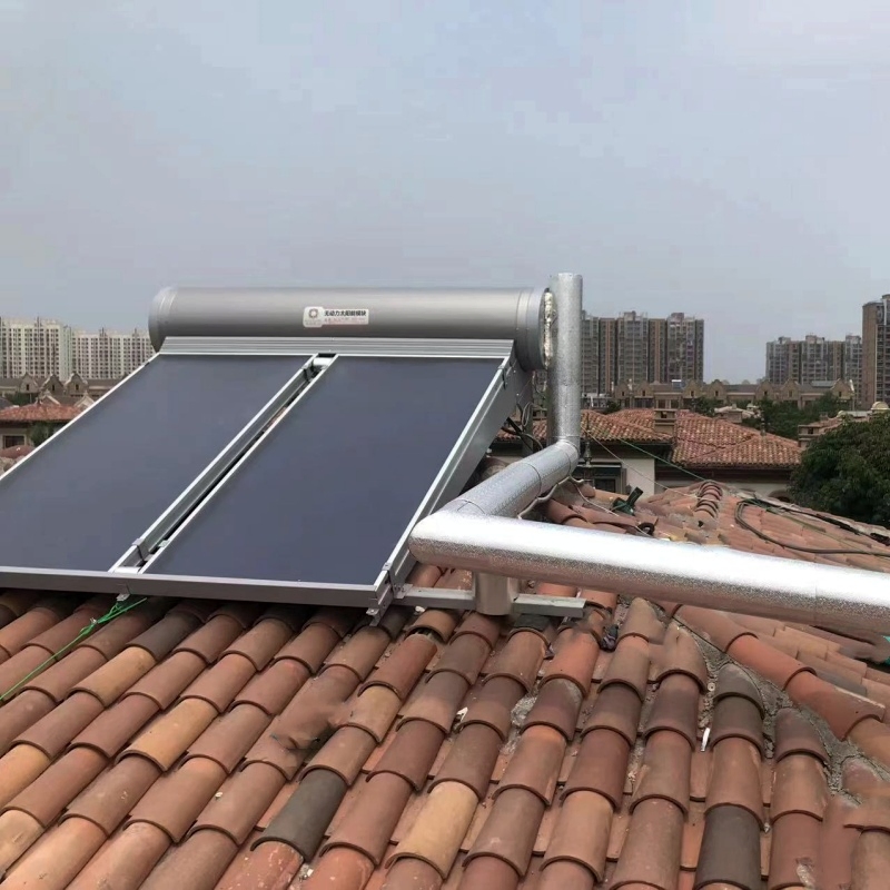 Компактный плоский солнечный водонагреватель для дома