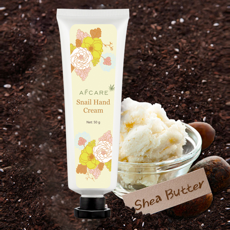 Private Label Cute Gift Moisturizing Whitening Snail Hand Cream Hydrating