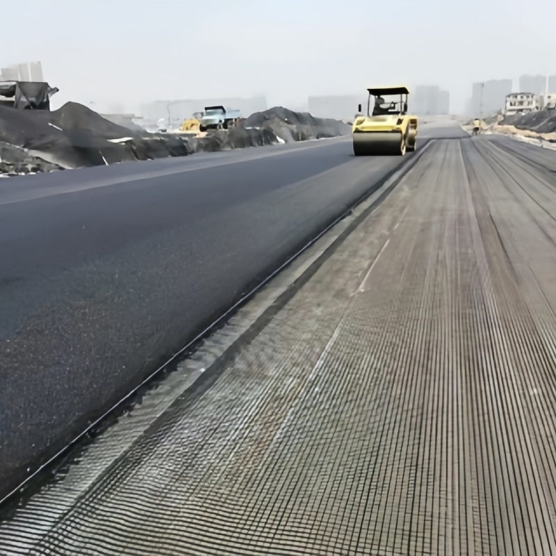 Fiberglass Geogrid for Pavement Whitening
