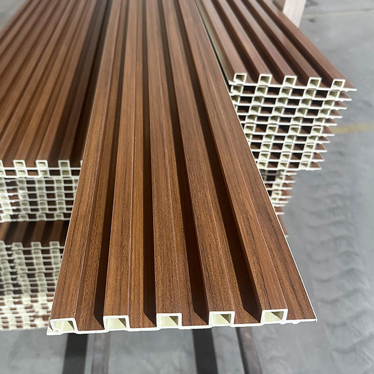 Outdoor Composite Wall Panel Exterior WPC Wood Plastic Composite Co Extrusion Wall Cladding