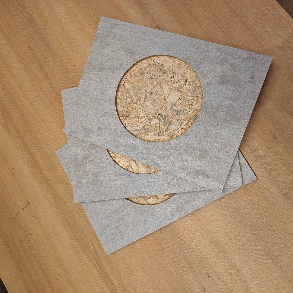 Plain Veneer Wall Paneling Raw Furniture Eco-Friendly Particle Board Chipboard