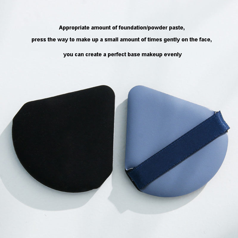 Pizza Shape Dry and Wet Dual Use Makeup Sponge Tools Special Latex-Free Blending Triangle Air Cushion Powder Puff