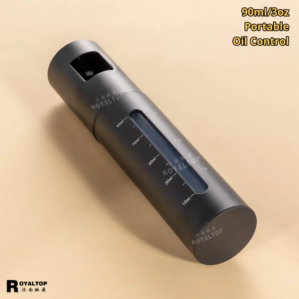 Black Stainless Steel Olive Oil Vinegar Water Spray Bottle Mini for Kitchen Cooking Camping Barbecue