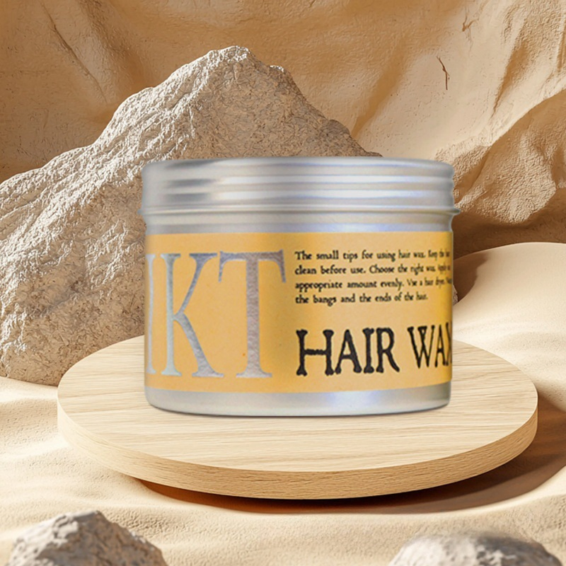 Africa Top Selling 130g Men's Hair Wax Gel Extra Hold No Flaking Private Label Shine Original for Ikt Cream Style