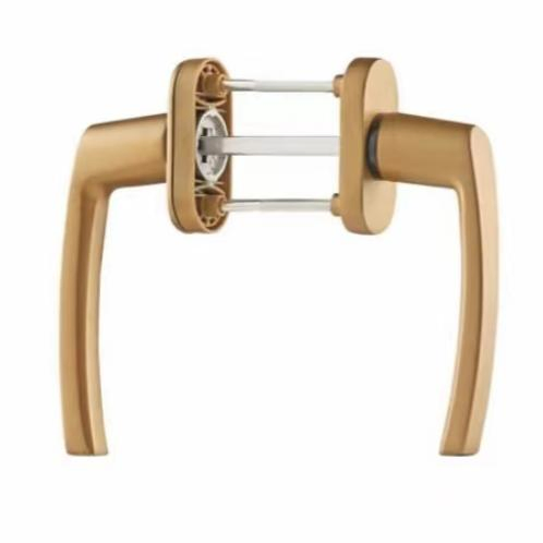 Nisen HD18 UPVC Window Door Twin Handle Lock with Cylinder Aluminum Material High Quality Made in China