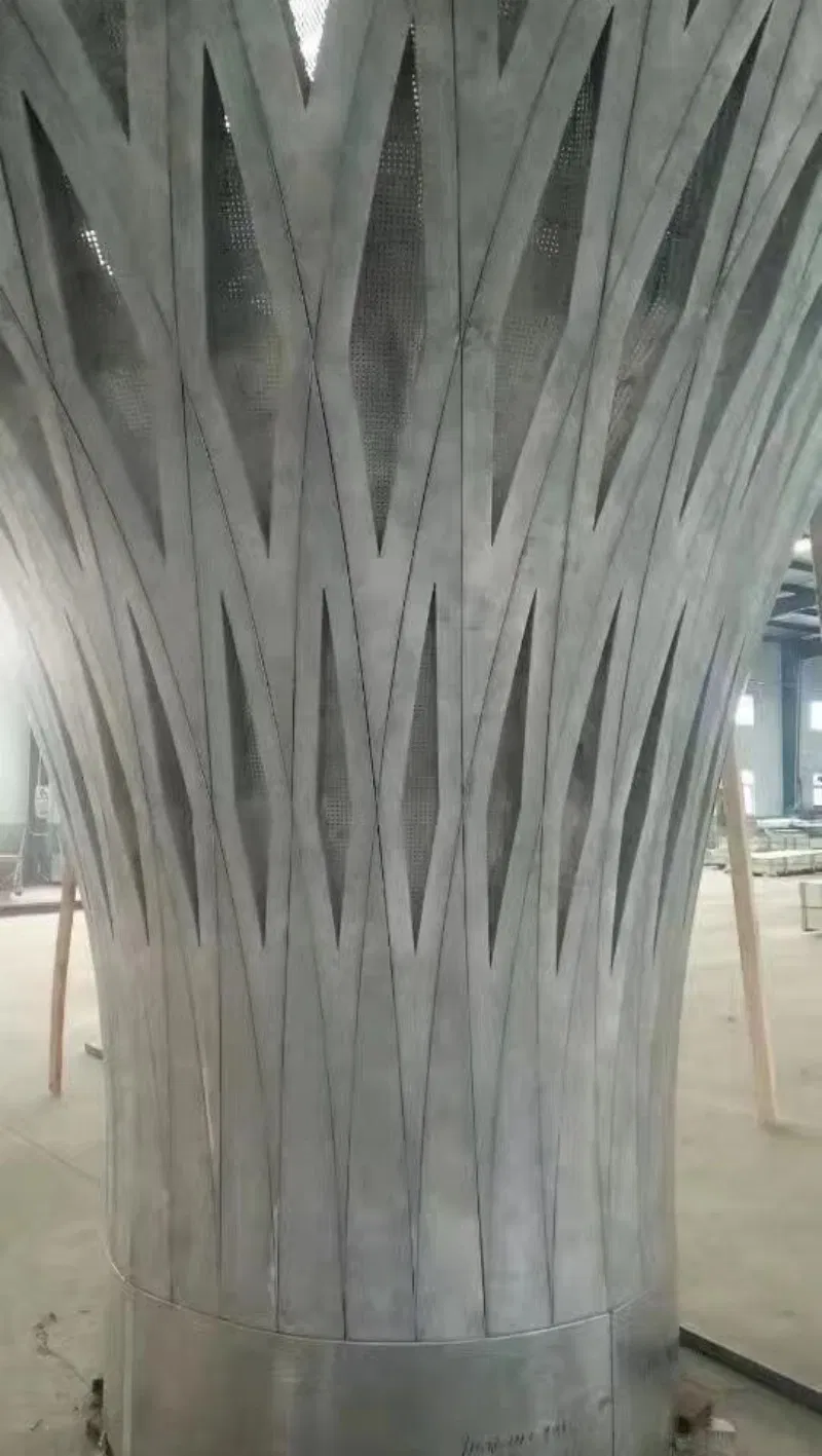 Factory Aluminum Decoration for Shopping Mall Curtain Wall