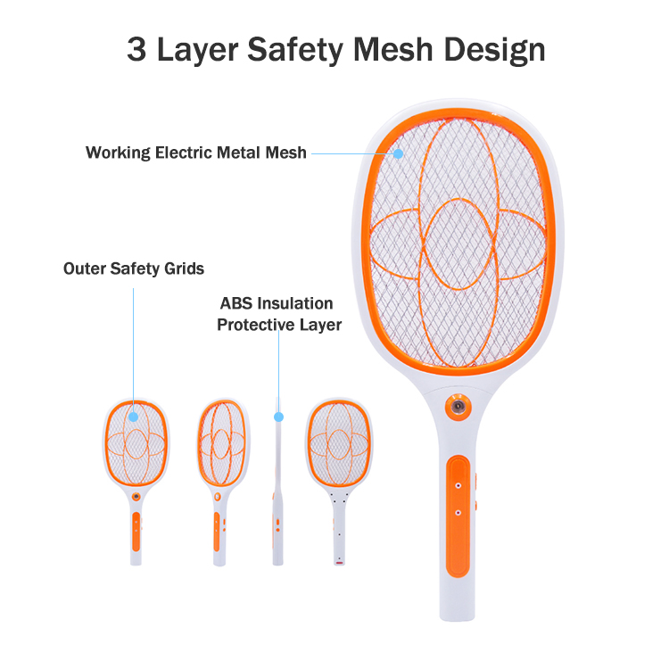 Electronic Mosquito Killer Racket Bat Swatter
