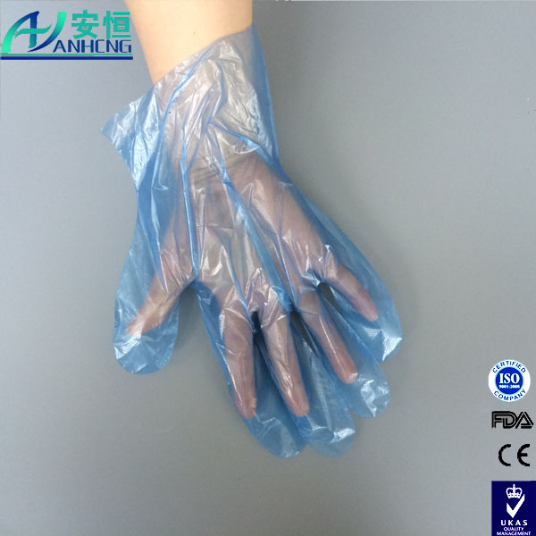 Oilproof Restaurant Food Grade Cleaning Disposable PE Glove for Food Use
