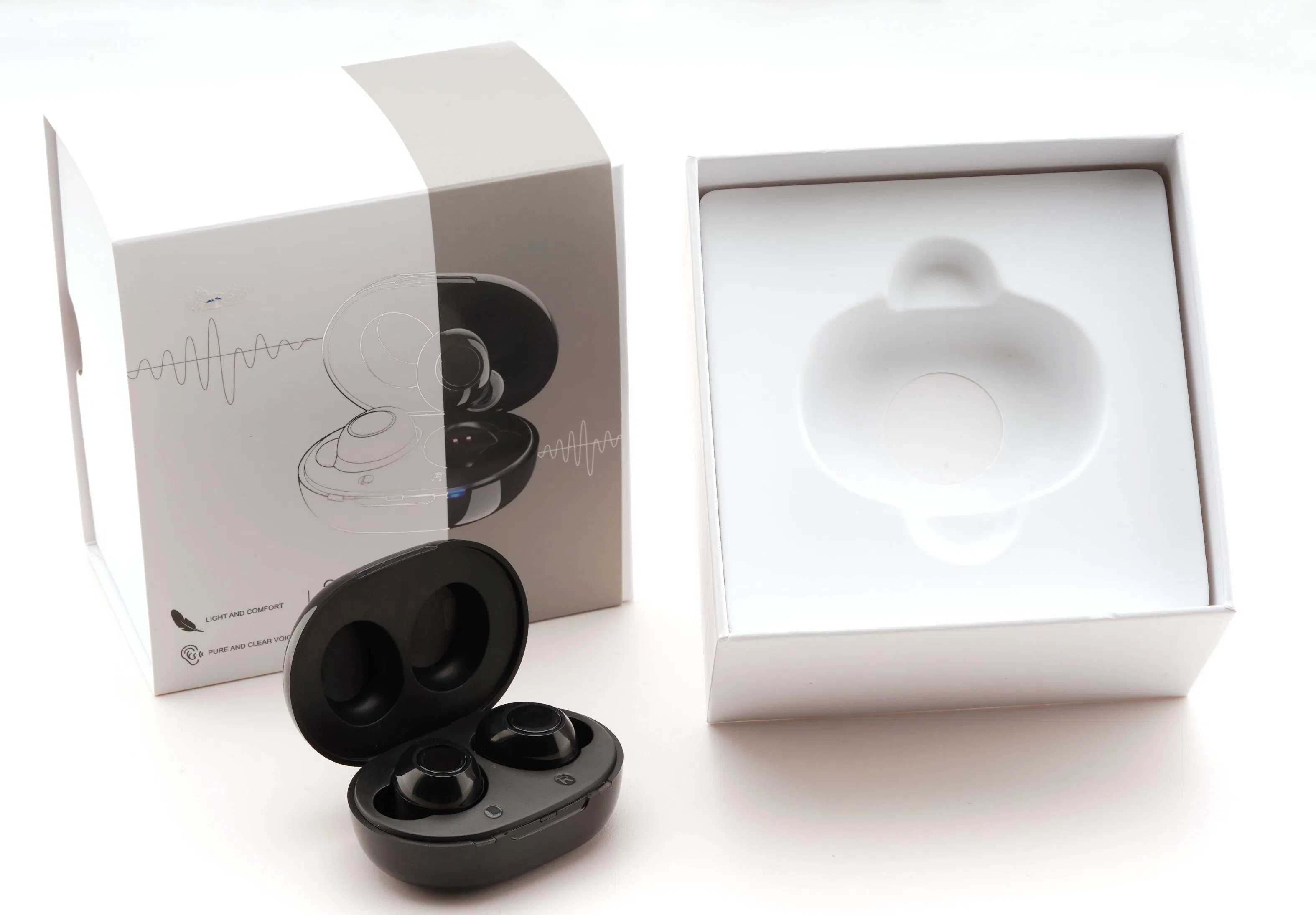 Premium Portable Rechargeable Hearing Aids with Touch Control Features