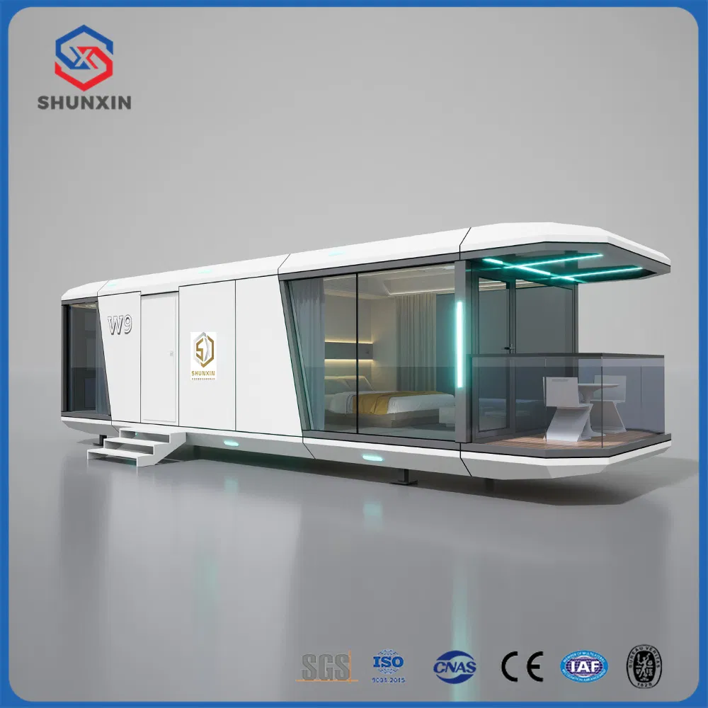 40FT Modified Shipping Container Modular Prefabricated Vessel Modern Capsule Luxury Prefab House
