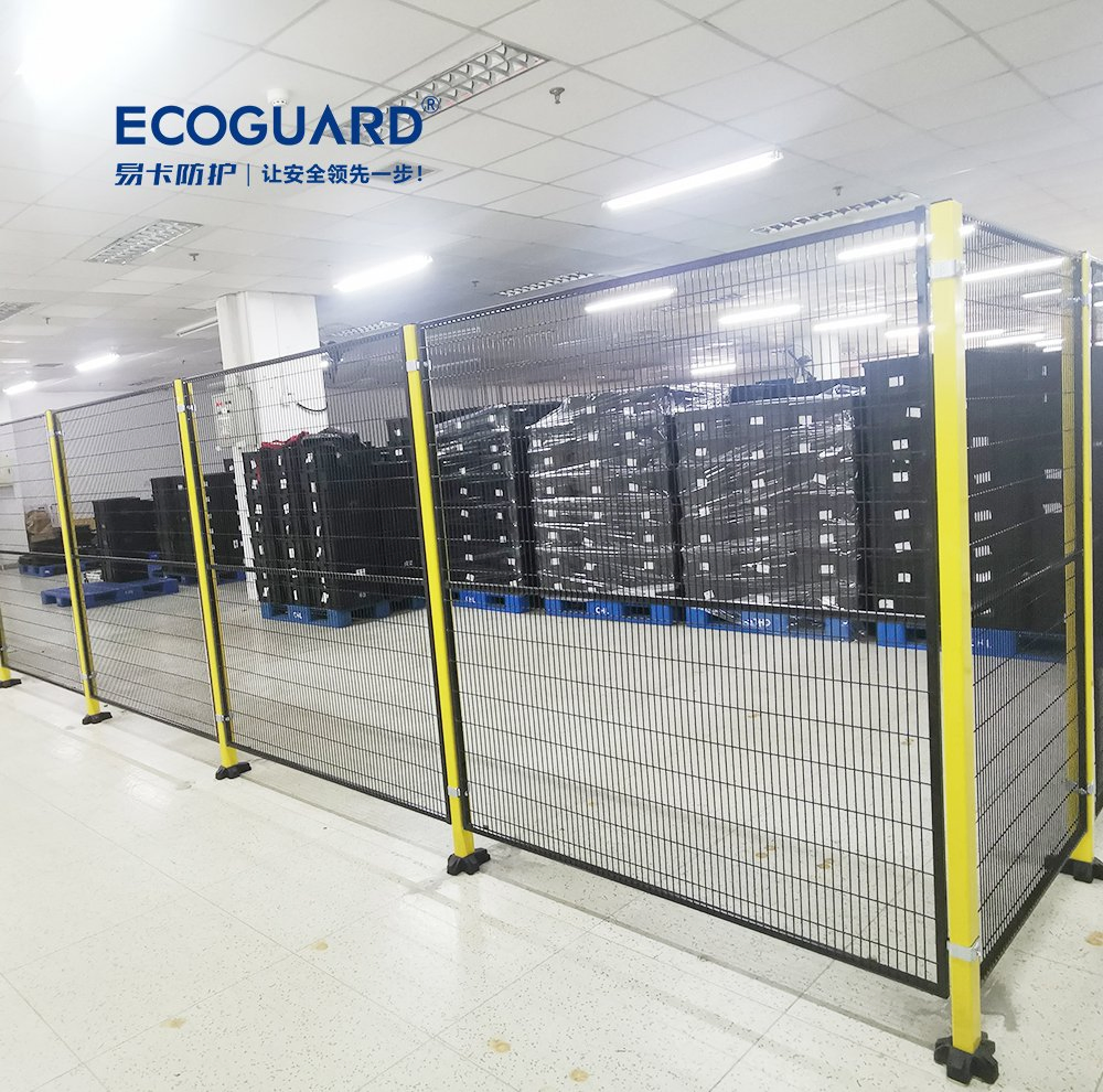 Machine Guarding Fence with Customizable 20X100mm Mesh for Safety