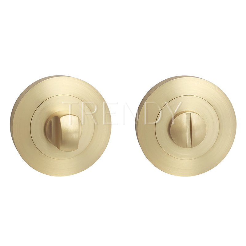 Door Handle Fitting Accessories Zinc Alloy Lock Cover Round Escutcheon Hardware (ZR03-CL)