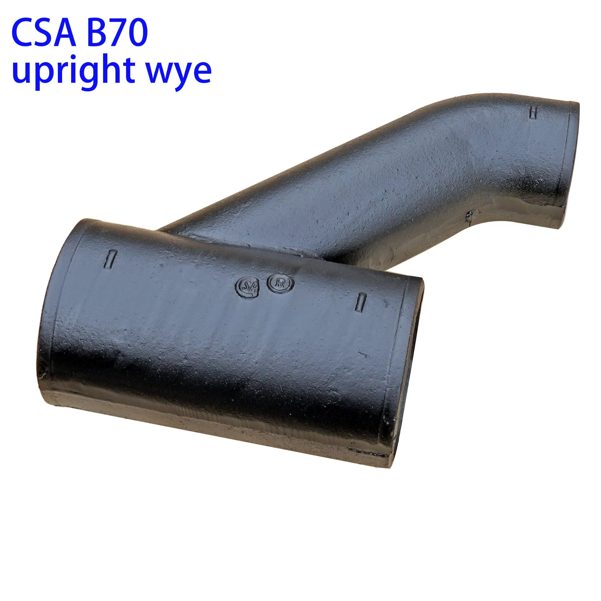 Canadian Standard CSA B70 Cast Iron Fitting Upright Wye