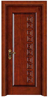 2023 China Brand Door Wholesale Modern Plain Solid Wood Main Door Veneer Painting Door