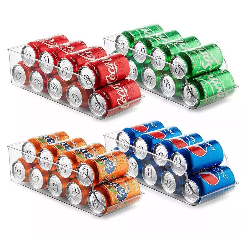 Pet Beverage Storage Container Storage Holder with Lid Organizer