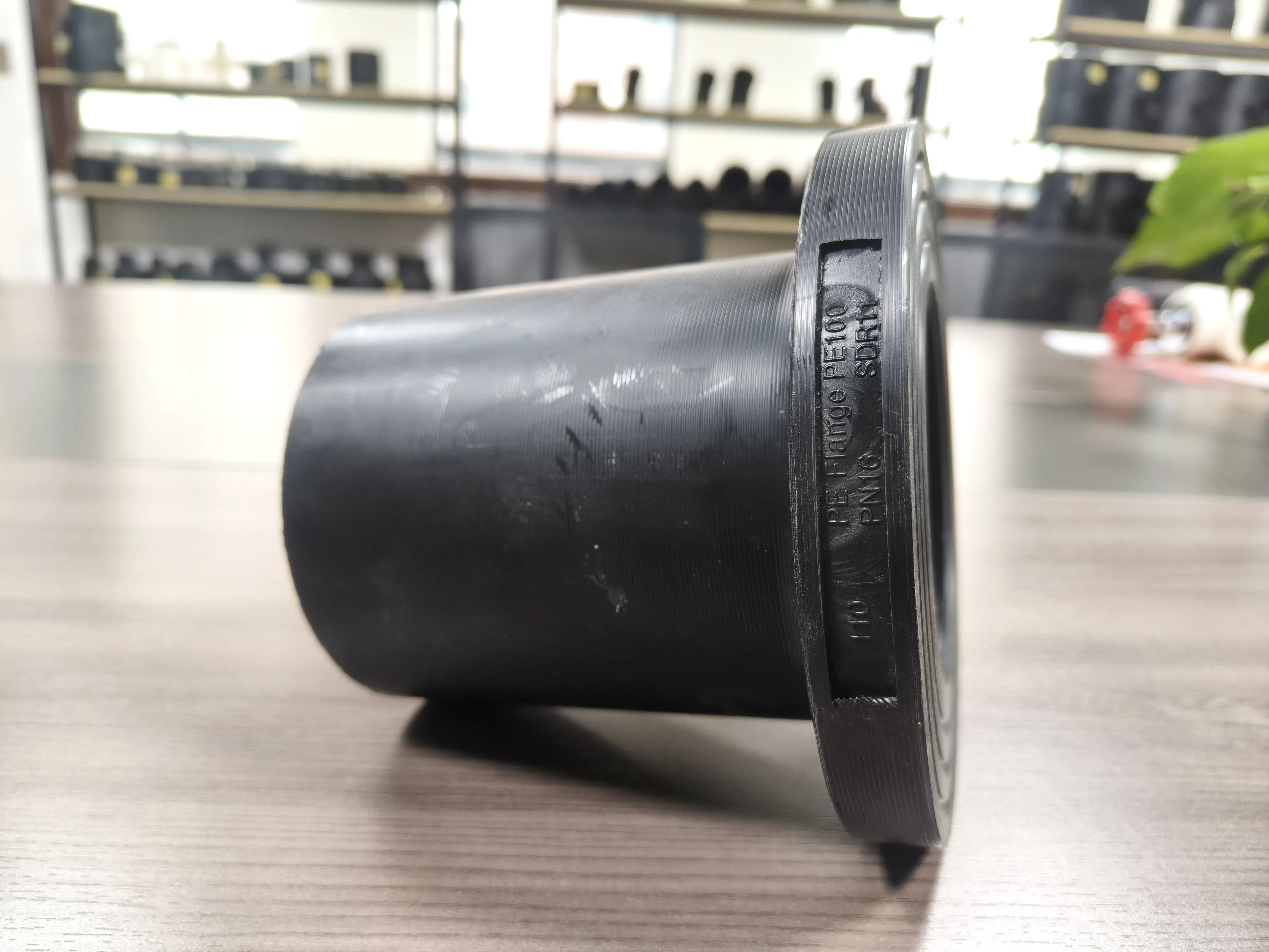 Injection HDPE Pipe Flange Fusion Fittings ASTM Stub End Adaptor Joint