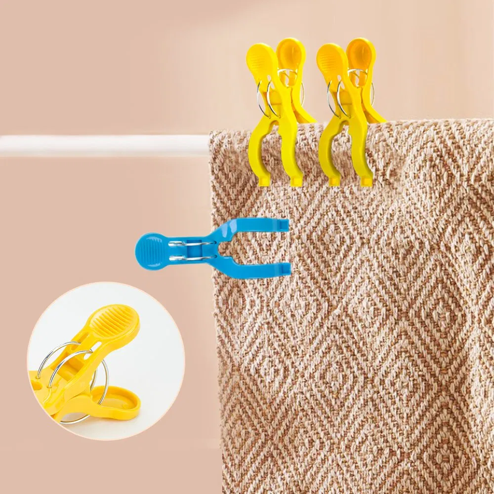 Plastic Outdoor Pegs Heavy Duty Clothes Clips Colorful Clothespin