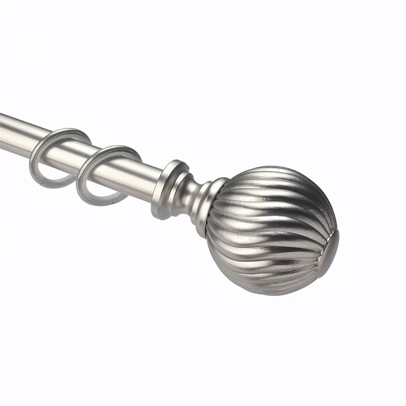 Vikson Cheap Price Morden Luxury Decorative Antique Brass Wrought Iron Curtain Rod