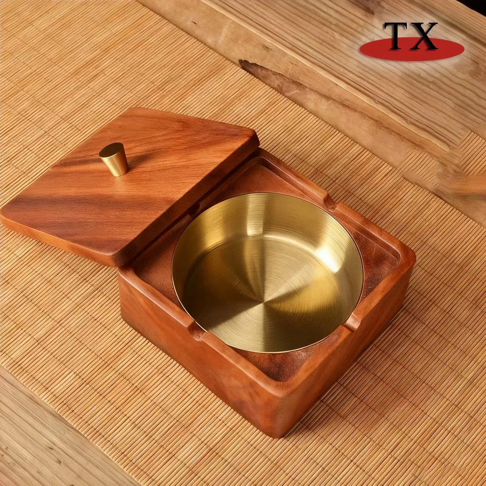 Home Office Decoration Metal Cigarette Ashtray Custom Logo Wholesale Ashtray