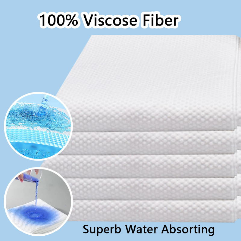 Hot Sell Disposable Non-Woven Cleaning Bath Towel Disposable Bath Towel