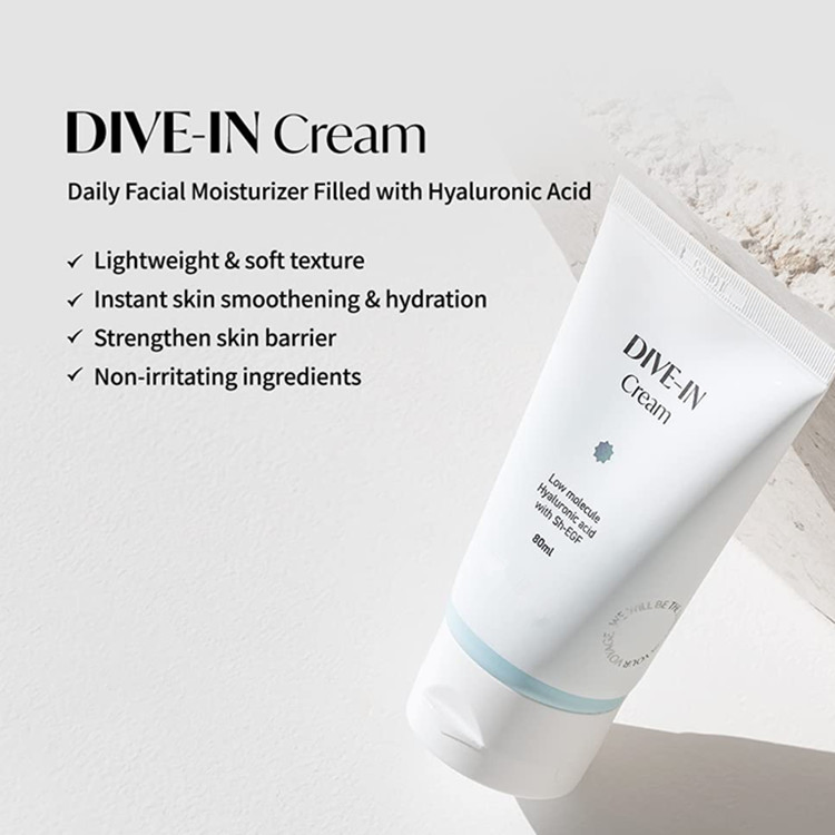 OEM Premium Dive-in Low-Molecular Skin Moisturizing Hyaluronic Acid Cream