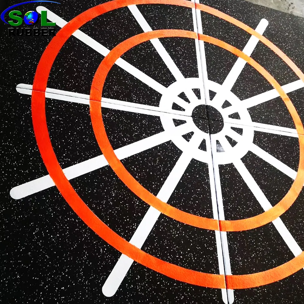 20mm Thick Wholesale Heavy Duty Gym Rubber Flooring Mats for Fitness
