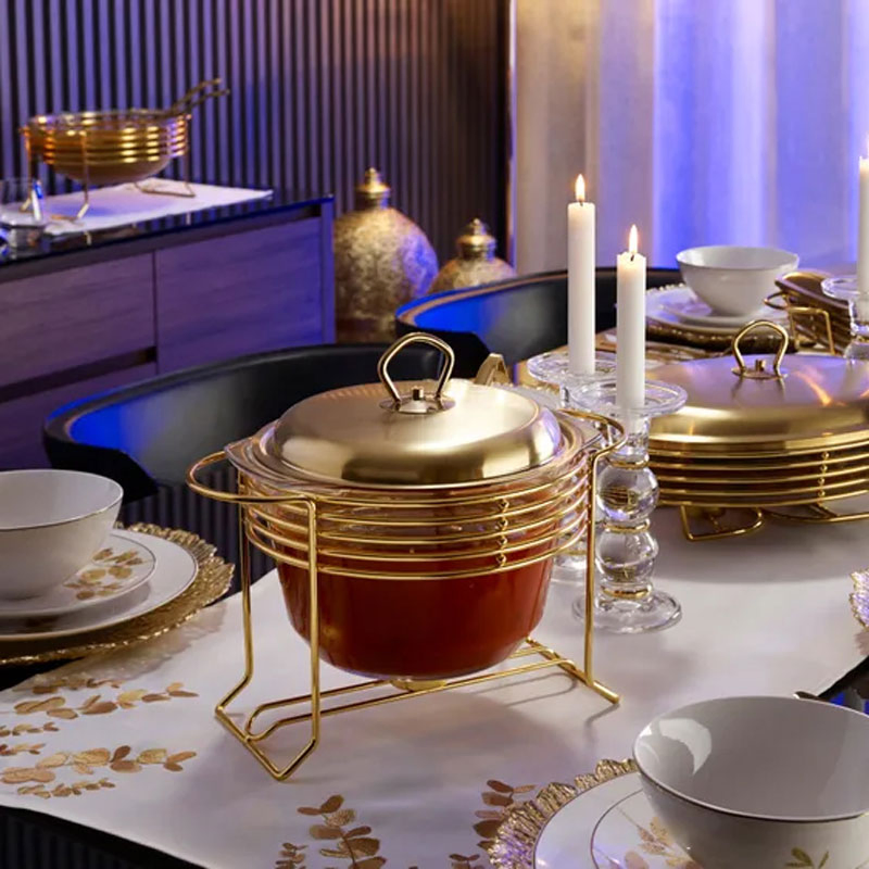 Soup Bowl Soup Warmer Food Warmer Buffet Set Chauffe Plat Presentation Soupiere En Verre Pot a Soupe Glass Bowl Glass Tray Waza Szklana