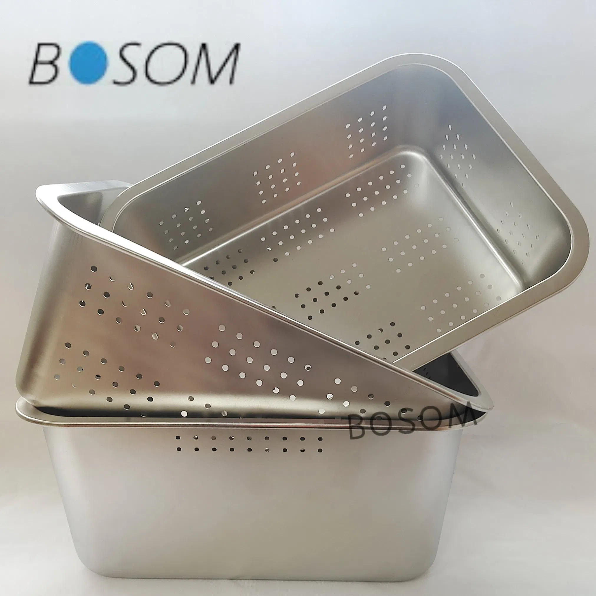 Quality Reliable Rectangular Oil and Water Drainage Tray for Food Frying