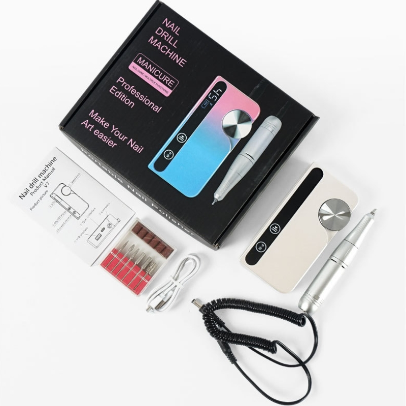 Professional Rechargeable Nail Polisher with 45000 Rpm Power